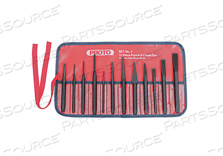 12 PIECE PUNCH & CHISEL SET by Proto