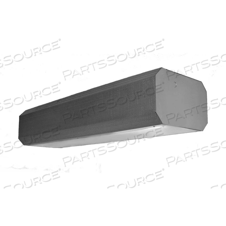 42 INCH LOW PROFILE AIR CURTAIN, 208V, ELECTRIC HEAT, 1PH, STAINLESS STEEL by Powered Aire Inc 42 INCH LOW PROFILE AIR CURTAIN, 208V, ELECTRIC HEAT, 1PH, STAINLESS STEEL by Powered Aire Inc