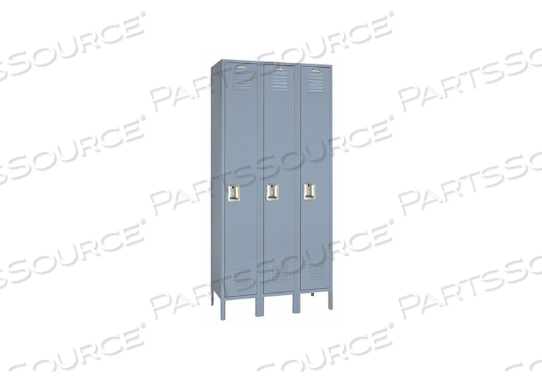 WRDRB LOCKR LVRD 3 WIDE 1 TIER DOVE GRAY by Lyon