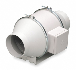 PLASTIC 9 D 5.6 H 5.6 W INLINE DUCT FAN by S&P USA Ventilation Systems