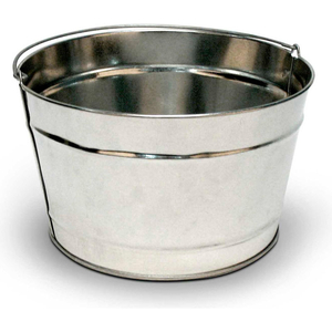 COMMERCIAL ZONE 16-QUART PAIL, GALVANIZED STEEL by Dci Marketing