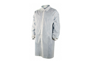 DISP LAB COAT SMS WHITE 2XL PK25 by Cellucap