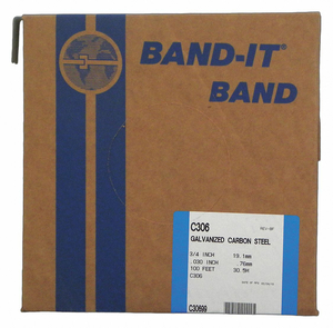 BAND GCS 3/4 X 0.030 X 100 RL/100FT by Band-It