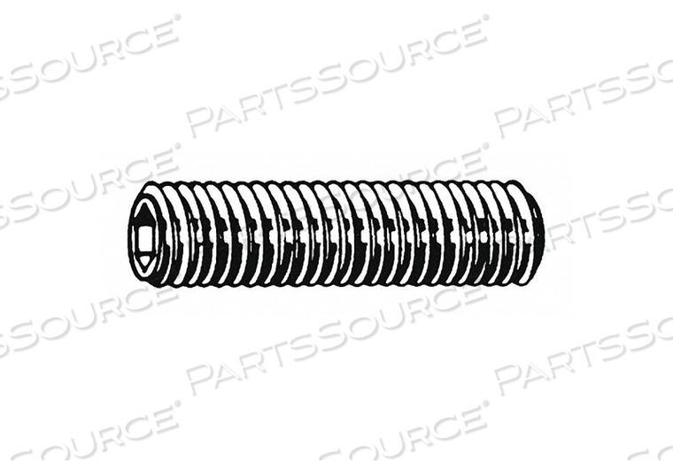 SOCKET SET SCREW, M3 THREAD SIZE, 16 MM OVERALL LG, FLAT PT, STEEL, BLACK OXIDE, SOCKET by Fabory SOCKET SET SCREW, M3 THREAD SIZE, 16 MM OVERALL LG, FLAT PT, STEEL, BLACK OXIDE, SOCKET by Fabory