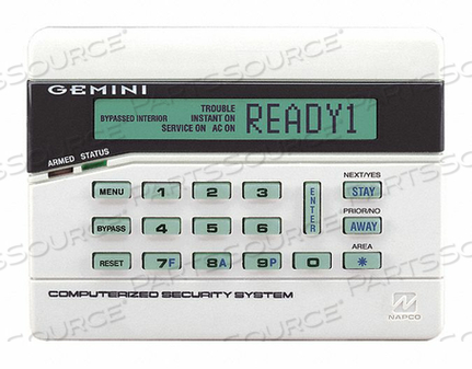 INTRUSION SYSTEM KEYPADS 5-7/8 W LED by Napco Security Technologies, Inc. INTRUSION SYSTEM KEYPADS 5-7/8 W LED by Napco Security Technologies, Inc.