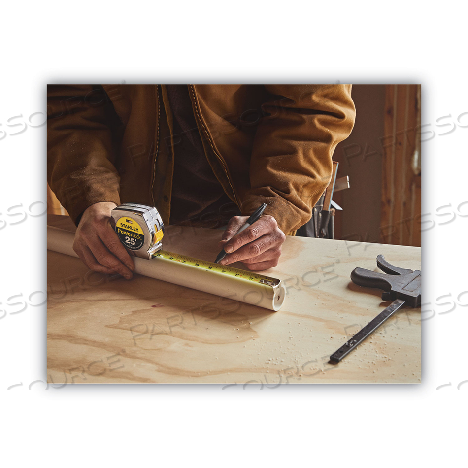 33-425 STANLEY POWER LOCK TAPE MEASURE,TAPE RULE,CLASSIC,1" BLADE WIDTH,L 25' by Stanley 33-425 STANLEY POWER LOCK TAPE MEASURE,TAPE RULE,CLASSIC,1" BLADE WIDTH,L 25' by Stanley