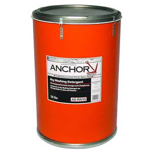 RIG WASHING DETERGENT, 50 LB, DRUM by Anchor