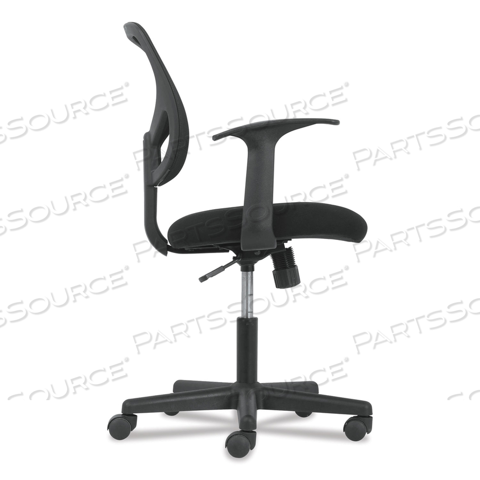 1-OH-TWO MID-BACK TASK CHAIRS, SUPPORTS UP TO 250 LB, 17" TO 22" SEAT HEIGHT, BLACK 