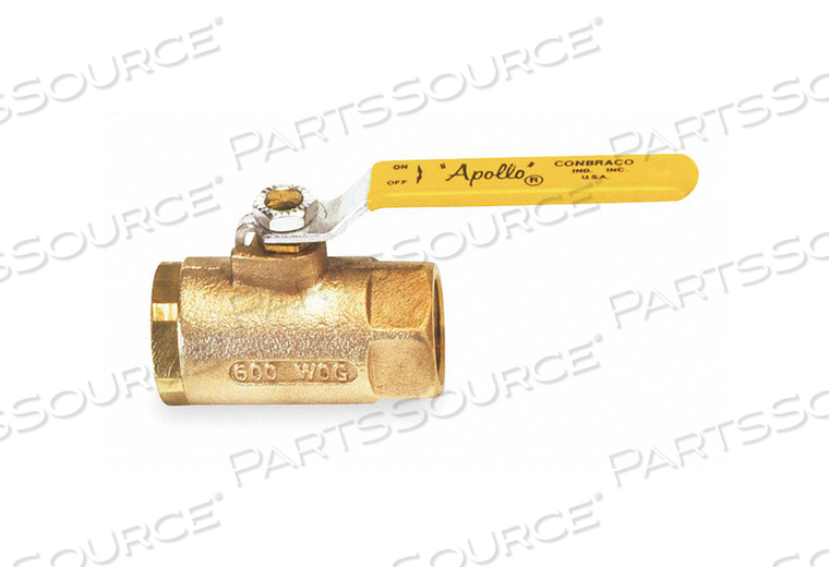 70-103-01 APOLLO BRONZE BALL VALVE,1/2",NON-LOCKING HANDLE,L 2-1/4",WORKING PSI 600 by Apollo Valves (a Conbraco Company) 70-103-01 APOLLO BRONZE BALL VALVE,1/2",NON-LOCKING HANDLE,L 2-1/4",WORKING PSI 600 by Apollo Valves (a Conbraco Company)