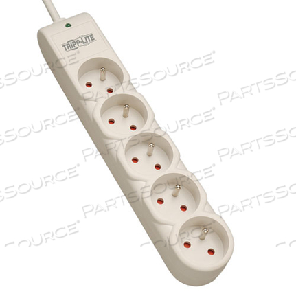 INTL PROTECT IT SURGE 5 FRENCH TYPE E OUTLETS AND PLUG 280 JOULES 