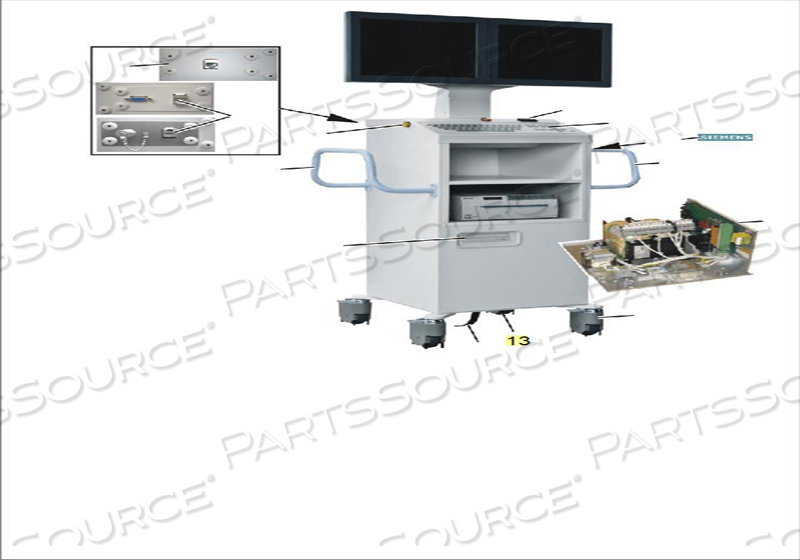 GUIDING WHEELS WITH DIRECTION LOCK FOR C-ARM by Siemens Medical Solutions