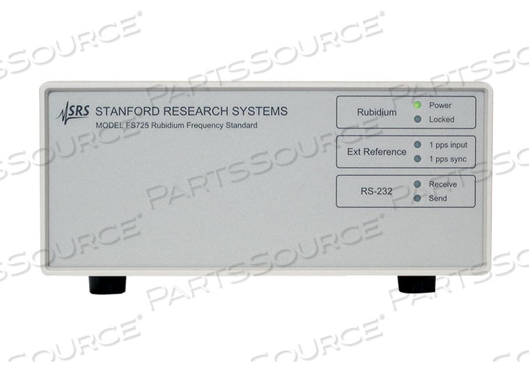 BENCHTOP RUBIDIUM FREQUENCY STANDARD OSCILLATOR, 90 TO 132 VAC/175 TO 264 VAC, 50 W, 47 TO 63 HZ, 10 TO 40 DEG C, 8.5 IN X 3.5 IN X 13 IN 