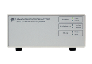 BENCHTOP RUBIDIUM FREQUENCY STANDARD OSCILLATOR, 90 TO 132 VAC/175 TO 264 VAC, 50 W, 47 TO 63 HZ, 10 TO 40 DEG C, 8.5 IN X 3.5 IN X 13 IN by Stanford Research Systems