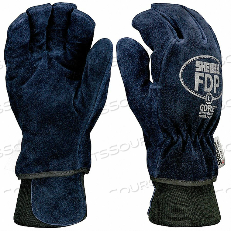 FIREFIGHTERS GLOVES L COWHIDE LTHR PR by Shelby FIREFIGHTERS GLOVES L COWHIDE LTHR PR by Shelby