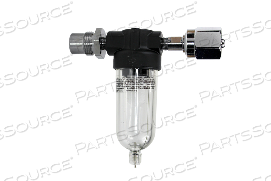 MEDICAL AIR LINE FILTER ASSEMBLY, DISS 1160-A MALE X DISS 1160-A HEX FEMALE by Bay Corporation