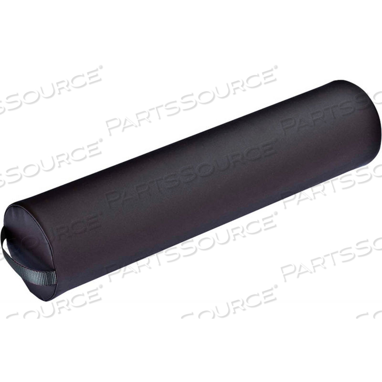 JUMBO FULL-ROUND BOLSTER, 8.7" L X 25.6" DIA, BLACK by Fabrication Enterprises