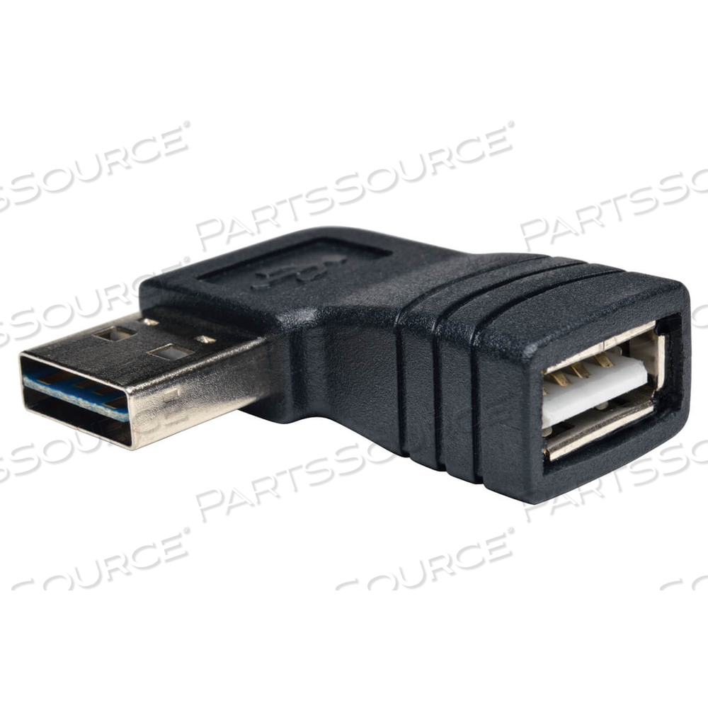 HI-SPEED UNIVERSAL REVERSIBLE USB 2.0 CABLE ADAPTER RT ANGLE M/F by Tripp Lite HI-SPEED UNIVERSAL REVERSIBLE USB 2.0 CABLE ADAPTER RT ANGLE M/F by Tripp Lite