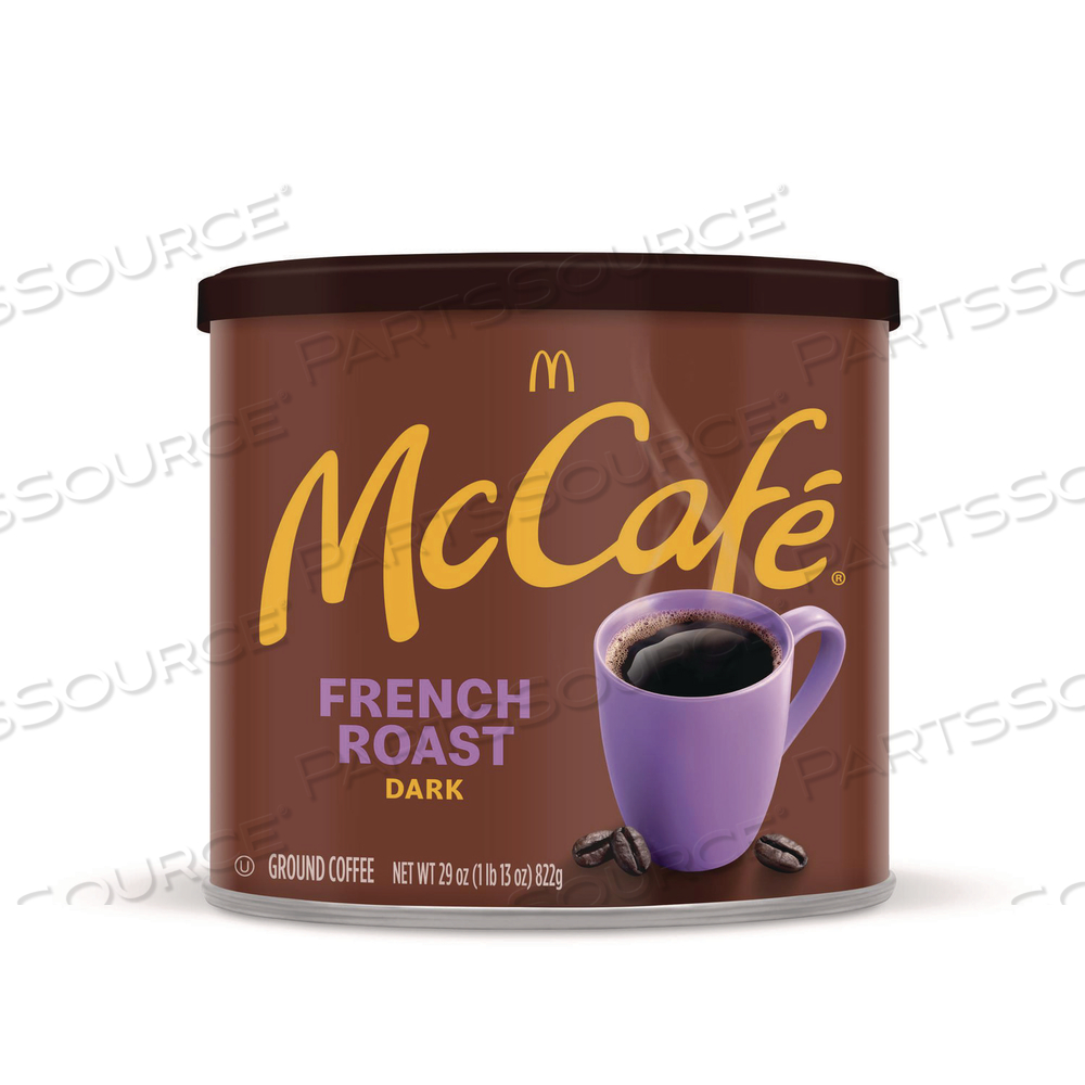 GROUND COFFEE, FRENCH ROAST, 29 OZ CAN by McCafe GROUND COFFEE, FRENCH ROAST, 29 OZ CAN by McCafe