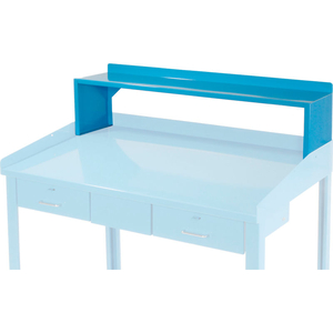 RISER SHELF FOR PUCEL 48"W EXTRA-WIDE SHOP DESK - BLUE by Pucel Enterprises