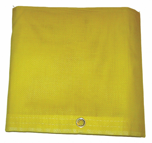 MESH TARP YELLOW 20 X 20 FT CUT SIZE by Mauritzon