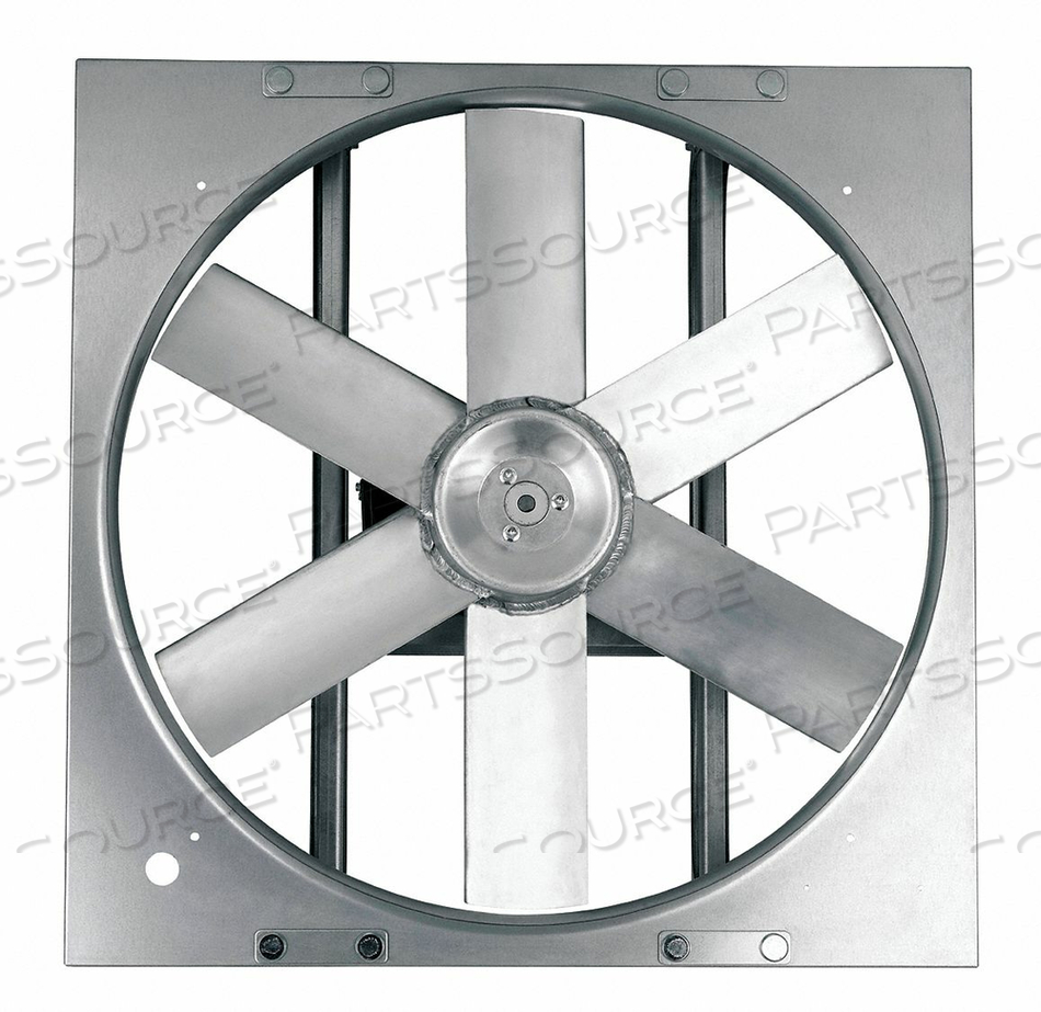 EXHAUST FAN, ASSEMBLED ASSEMBLED, BLADE DIAMETER 24 IN, BLADE MATERIAL ALUMINUM, DRIVE TYPE DIRECT DRIVE, DUCT DIAMETER 24 1/2 IN, EXHAUST A by DAYTON ELECTRIC MANUFACTURING CO