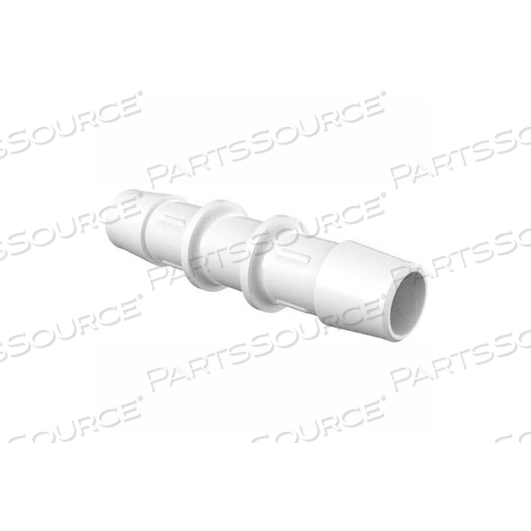 1/2" BARBED STRAIGHT COUPLER, NATURAL NYLON 