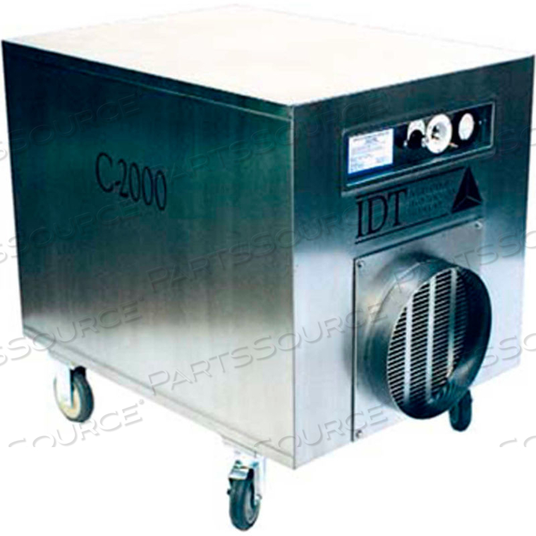 C2000 PORTABLE HEPA-MAX AIR CLEANER STAINLESS STEEL - 2000 CFM - 120V 