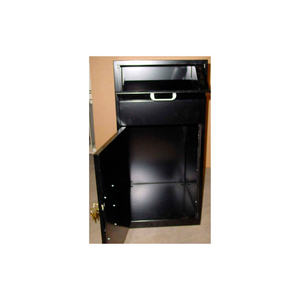 TELLER PEDESTAL CABINET - 5 FULL-WIDTH DRAWERS 37"W X 19"D X 38-1/2"H BLACK by Fenco