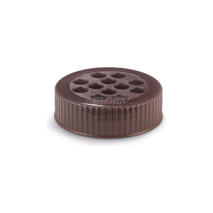 TRAEX DRIPCUT DREDGES & CAPS, EXTRA LARGE, BROWN LID by Vollrath