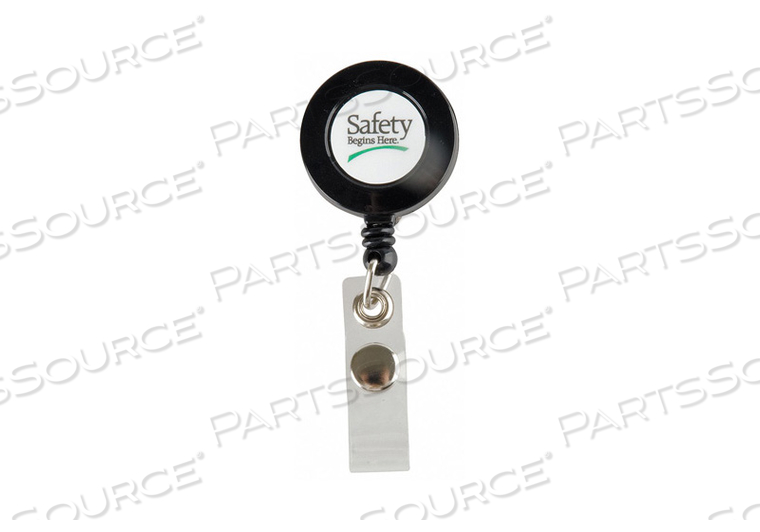 BADGE HOLDER SAFETY BEGINS HERE PK10 by Quality Resource Group
