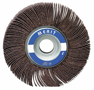 FLAP WHEEL 6 IN D 2 IN W 1 IN 180 G by Merit