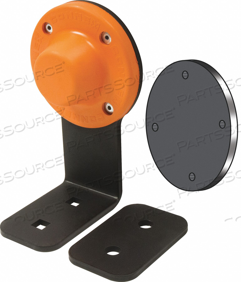 MAGNETIC DOOR HOLDER EPDM RUBBER ORANGE by Mag-Mate