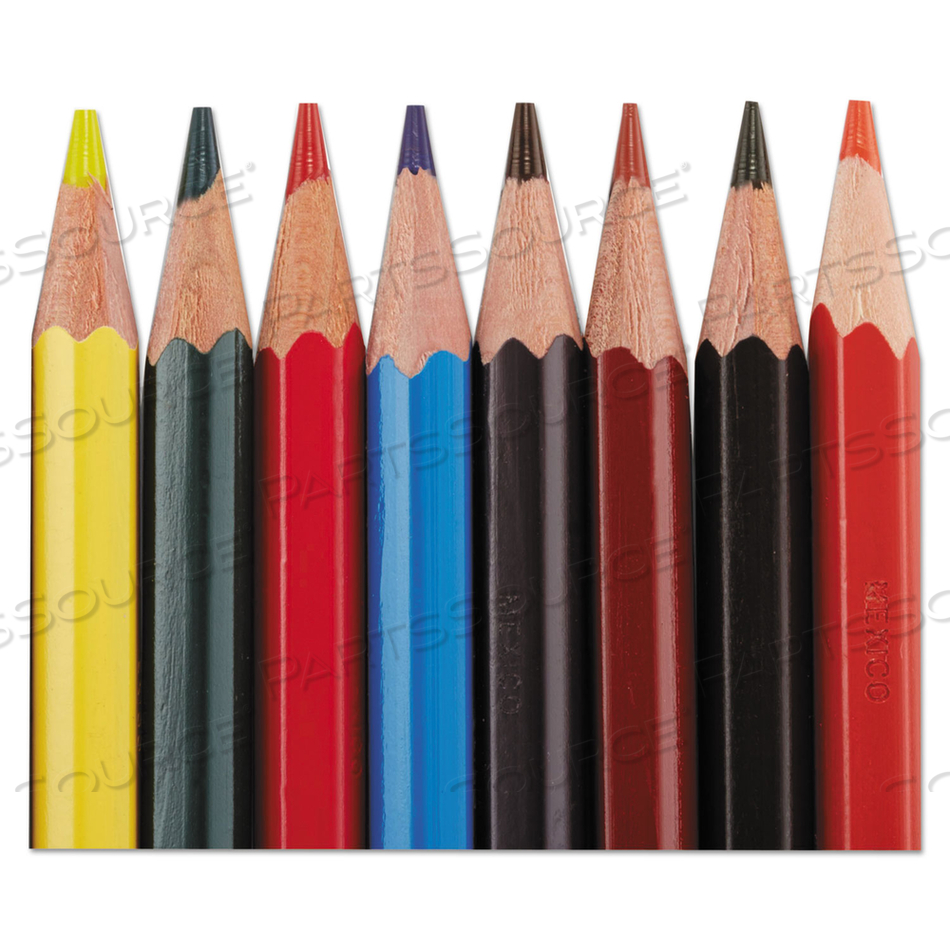 COL-ERASE PENCIL WITH ERASER, 0.7 MM, 2B (#1), ASSORTED LEAD/BARREL COLORS by Prismacolor COL-ERASE PENCIL WITH ERASER, 0.7 MM, 2B (#1), ASSORTED LEAD/BARREL COLORS by Prismacolor