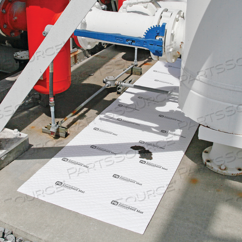 PIG OIL-ONLY UV-RESISTANT ABSORBENT MAT ROLL by New Pig Corporation PIG OIL-ONLY UV-RESISTANT ABSORBENT MAT ROLL by New Pig Corporation