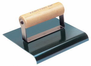 SIDEWALK EDGER BLUE STL/WOOD 1/2 RADIUS by Kraft Tool SIDEWALK EDGER BLUE STL/WOOD 1/2 RADIUS by Kraft Tool