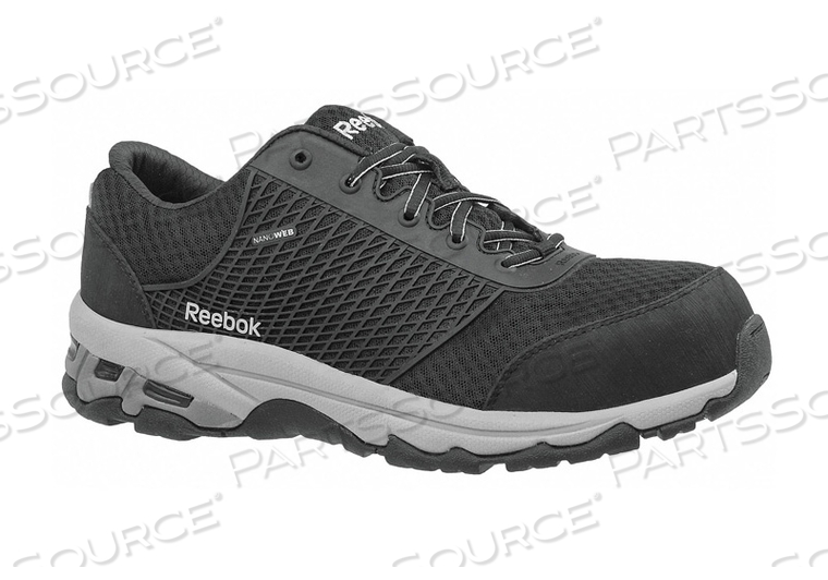 ATHLETIC SHOE 8 M BLACK COMPOSITE PR 