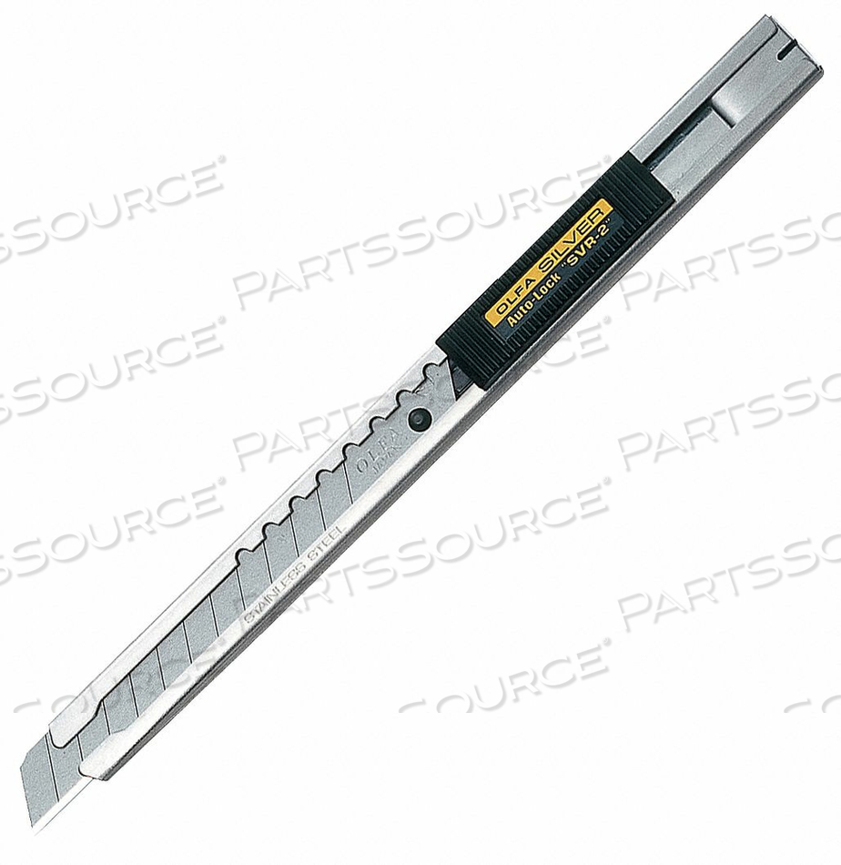 SNAP-OFF UTILITY KNIFE 5 1/2 IN SILVER by Olfa SNAP-OFF UTILITY KNIFE 5 1/2 IN SILVER by Olfa