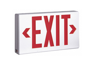 EXIT SIGN 1.0W RED/GREEN 1 OR 2 FACES by Cooper Lighting