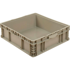 STRAIGHT WALL CONTAINER SOLID - STACKABLE - 24 X 22 X 7 by Monoflo International