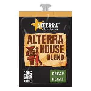 COFFEE FRESHPACK PODS, HOUSE BLEND DECAF, LIGHT ROAST, 0.25, 100/CARTON by Alterra