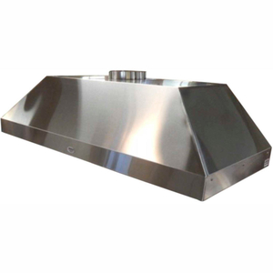 WALL CANOPY HOOD, STAINLESS STEEL, 48"W X 30"D X 18"H by HEMCO Corporation