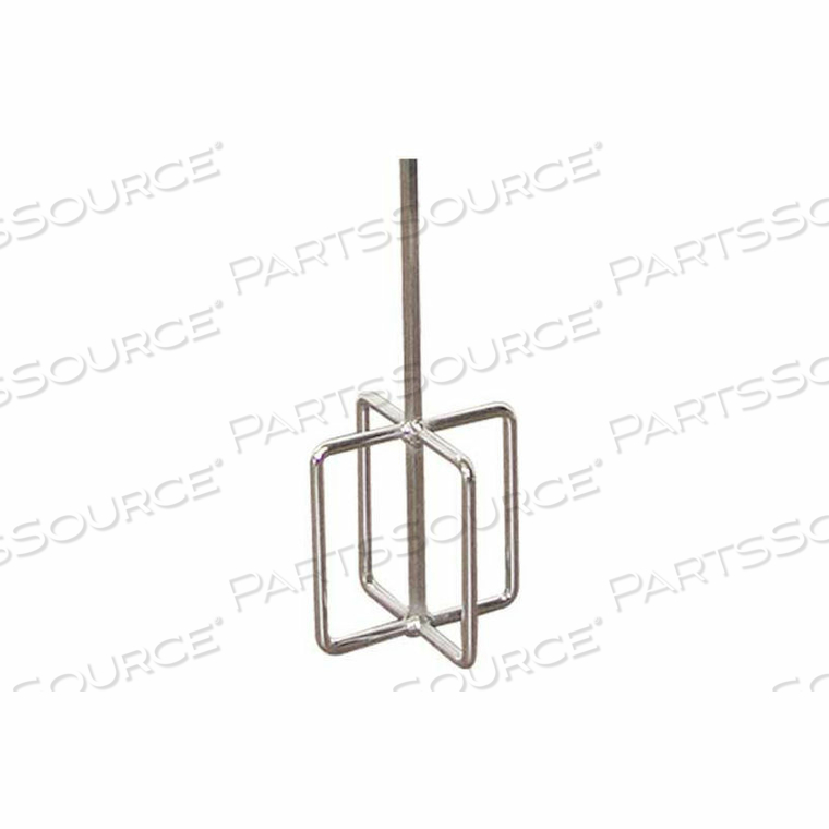 EGG BEATER DRILL MIXER, 5" DIA. PADDLE, 30" HEX SHAFT by Bon Tool Co.