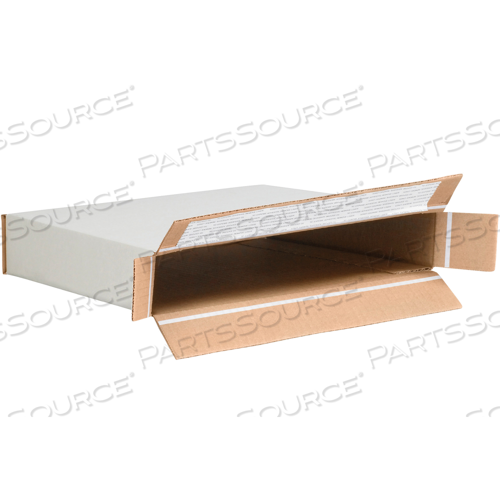 SELF-SEAL SIDE LOADING BOXES, 10 7/8" X 2" X 12 1/4", WHITE, 25/BUNDLE by BOX Partners (Box Acquisitions, LLC)
