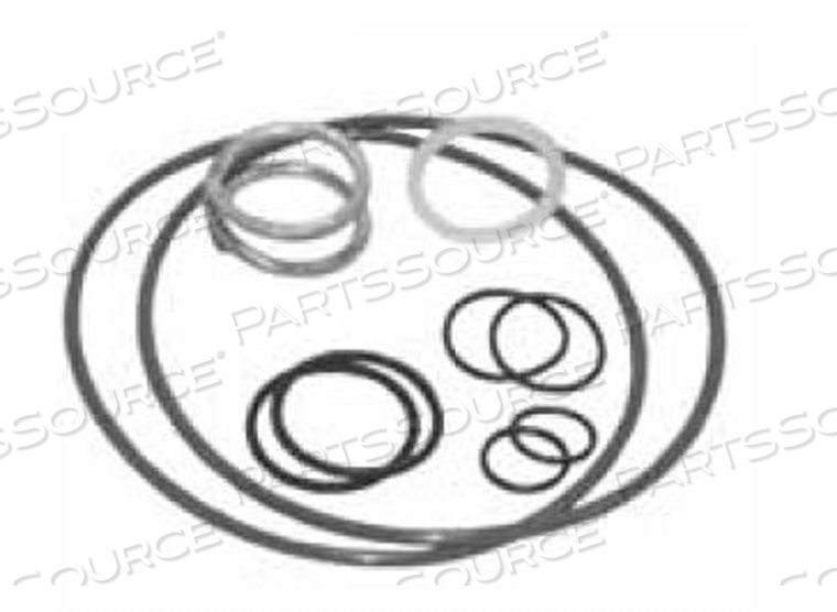 CO2 ABSORBER (00-720) SEAL REPAIR KIT, FULL, VITON/SILICONE by Anesthesia Associates