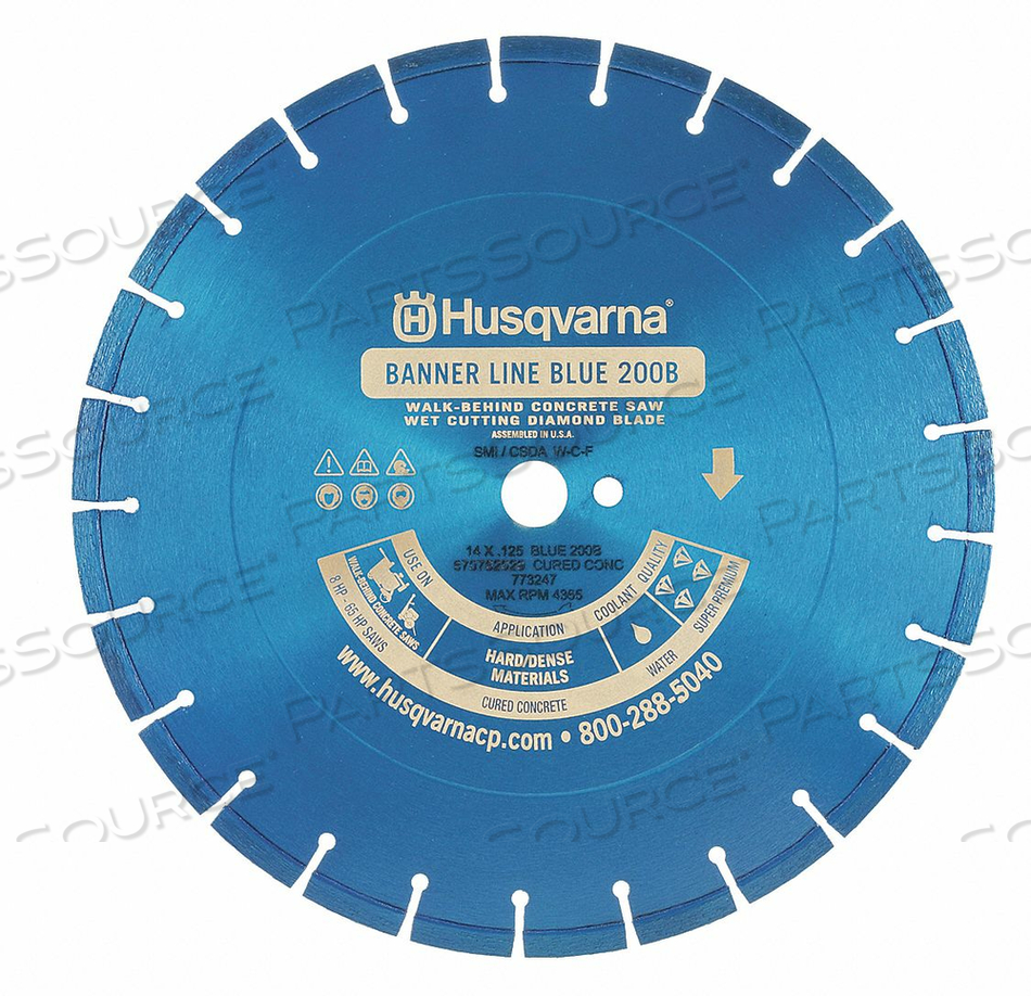 DIAMOND SAW BLADE BLADE DIA 20 IN. by Husqvarna