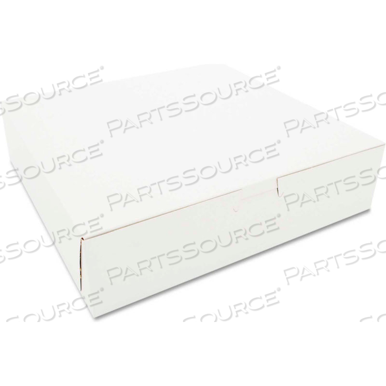 BAKERY BOXES 10" X 10" X 2-1/2" WHITE - 250 PACK by United Stationers Supply