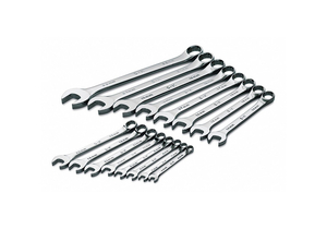 COMBO WRENCH SET CHROME 6-22MM 16 PC by SK Professional Tools