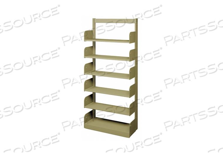 FLAT SHELF SINGLE FACE 6 SHELVES by Estey