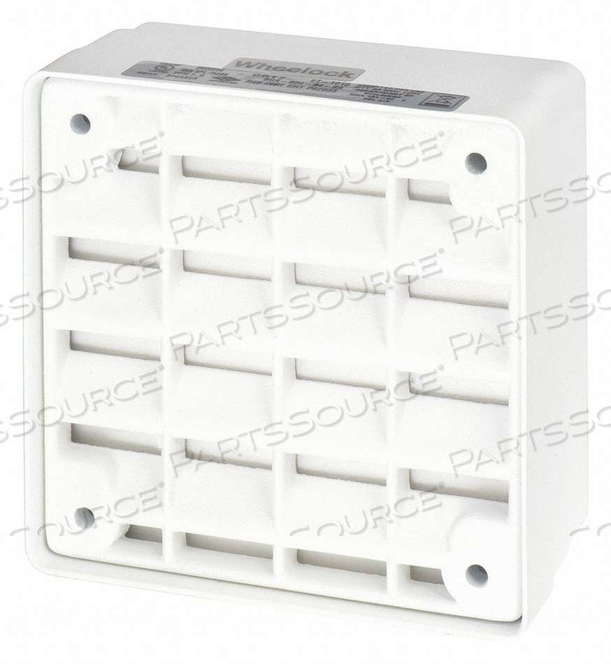 SPEAKER WHITE INDOOR 94DB 8W 24VDC 