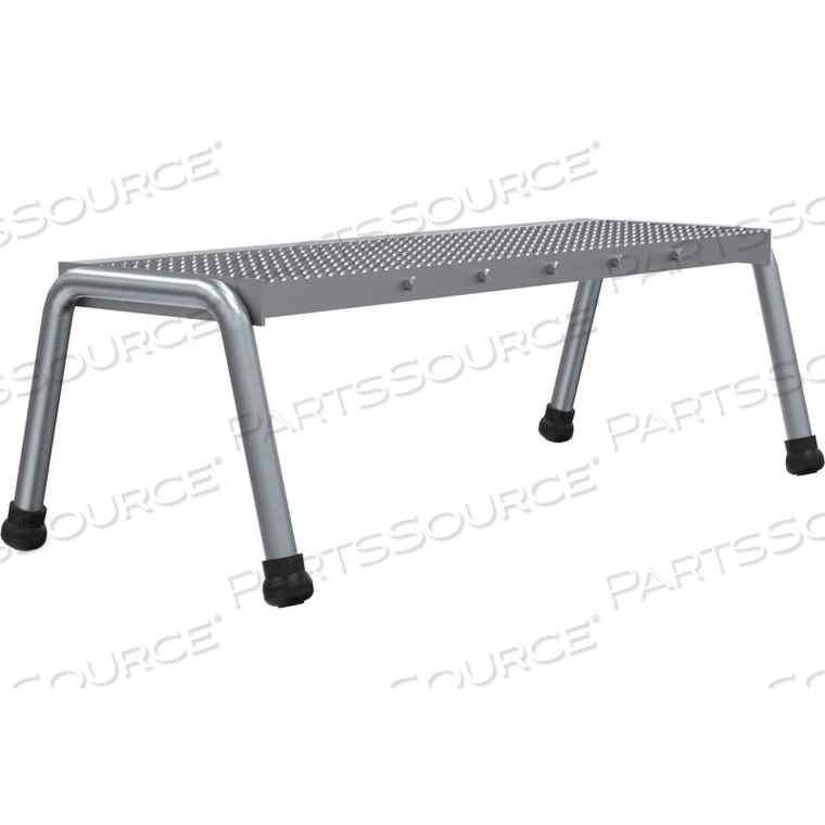 ALUMINUM WIDE STEP STAND - 1 STEP WELDED by Vestil Manufacturing Corp. ALUMINUM WIDE STEP STAND - 1 STEP WELDED by Vestil Manufacturing Corp.